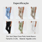 Calça feminina cintura elástica algodão linho perna larga🥰