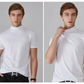 🆒50% DE DESCONTO👕Camiseta masculina de gola alta e corte justo⚡