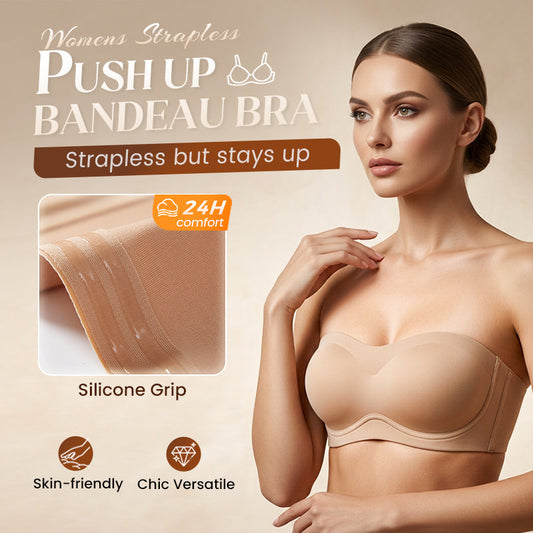 🎁 COMPRE 1 LEVE 2! ✨🎊 Sutiã Modelador Sem Alças – Sustentação Natural e Invisível Sob a Roupa! 🔥💖