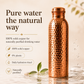 ❄️Verão com 50% Off! 💧Garrafa de Água Premium 100% Cobre Puro – Sem Plástico e Inspirada no Ayurveda