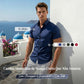 💎 60% DE DESCONTO! 💎 Camisa de manga curta com botões para homem – Não precisa de ser passada a ferro, não amarrota e é ideal para o verão ☀️👔