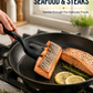 🍳 50% DE DESCONTO AGORA! 🥩 Pinça e Espátula 2-em-1 – Silicone Resistente ao Calor e Punho Antideslizante – Item Essencial para Cozinha 🔥