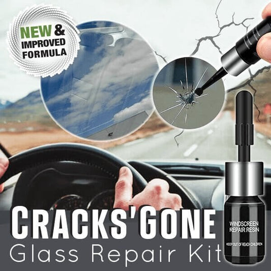 🔥PROMOÇÃO LIMITADA - COMPRE 1 E GANHE 1 GRÁTIS🔥Kit de reparo de vidro rachado