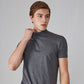 🆒50% DE DESCONTO👕Camiseta masculina de gola alta e corte justo⚡