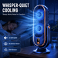 🥳PROMOÇÃO DE 2026🥳💞Mais de 50 mil unidades vendidas!💨🌙 50% de desconto! Ventilador de mesa portátil – 5 velocidades, ultrassilencioso, brisa suave. Perfeito para o quarto ou para o escritório. Mantém-te fresco sem ruído! 😴✨