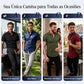 💎 60% DE DESCONTO! 💎 Camisa de manga curta com botões para homem – Não precisa de ser passada a ferro, não amarrota e é ideal para o verão ☀️👔