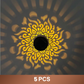 ☀️ Luz Solar Mandala para Jardim e Pátio – Lâmpada de Piso e Luz de Parede 2 em 1 – Decoração Ornamental com Efeito Vintage – À Prova de Ferrugem e Durável