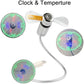 ⏰ Ventoinha USB com Display LED – 2 em 1: ventila refresca e mostra hora e temperatura na sua mesa! 🌬️⌛🔥