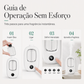 Difusor Aromático Automático com Temporizador de 4 Níveis – Aromatizador USB para Casa, Quarto, Escritório e Carro