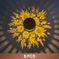 ☀️ Luz Solar Mandala para Jardim e Pátio – Lâmpada de Piso e Luz de Parede 2 em 1 – Decoração Ornamental com Efeito Vintage – À Prova de Ferrugem e Durável