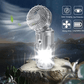 🔈 50% OFF NOW! 🌞 Portable Stretchable Solar Electric Fan + Emergency Light – Rechargeable, 360° Rotation & Perfect for Outdoor/Camping 🔋🌀📦