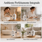 Difusor Aromático Automático com Temporizador de 4 Níveis – Aromatizador USB para Casa, Quarto, Escritório e Carro