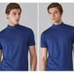 🆒50% DE DESCONTO👕Camiseta masculina de gola alta e corte justo⚡