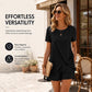 👚🩳 Conjunto de Duas Peças para Mulher: Blusa de Corte Assimétrico + Shorts em Cor Lisa – Estilo Moderno e Conforto no Dia a Dia! ✨🌸