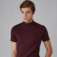 🆒50% DE DESCONTO👕Camiseta masculina de gola alta e corte justo⚡