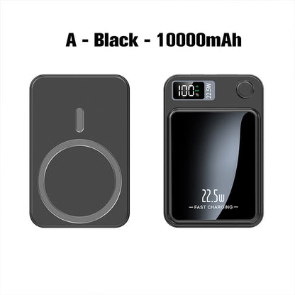 Bateria externa ultrafina de 20000 mAh com carregamento rápido.