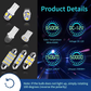 💎 50% DE DESCONTO! 💎 Kit de 42 Peças de Iluminação Interna para Carro – Super Brilhantes, Branco Puro & Plug and Play 🚗💡