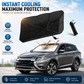 ☀️🚗 Protetor solar para para-brisa automotivo – bloqueia calor e raios UV