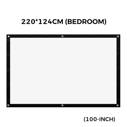 📺 50% DE DESCONTO AGORA! ✨ Tela de projeção HD – 120 polegadas na diagonal com superfície branca fosca para uma experiência de cinema em casa nítida e cristalina 🎬🌟