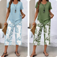 👚 50% DE DESCONTO AGORA! 🔥 Conjunto Blusa Gola Redonda Solta e Calça Pantalona – Tecido macio, modelagem fluida e ideal para o dia a dia 🌸