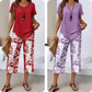 👚 50% DE DESCONTO AGORA! 🔥 Conjunto Blusa Gola Redonda Solta e Calça Pantalona – Tecido macio, modelagem fluida e ideal para o dia a dia 🌸