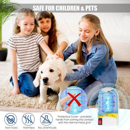 🎁 Compre 1 leve 2! 🔥 Lâmpada LED com Luz Azul para Matar Mosquitos em Casa – Silenciosa, Sem Química e Segura para Toda Família! 🦟💡✨