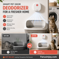 🔥50% de desconto por tempo limitado! 🌬️Diga adeus aos odores desagradáveis com este aparelho! Eliminador de odores para animais de estimação Smart Quiet