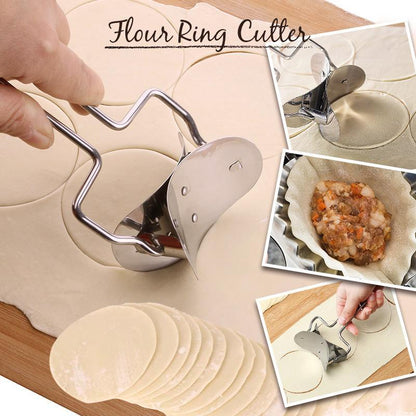 🥟 Faça Pastéis e Guiozas em Segundos! Forma Antiaderente em Aço Inox + Cortador de Massa – Prontos em Minutos! ✨🔥