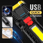 🔦 Lanterna de Mão à Prova d'Água 6000LM – Bateria Recarregável Embutida, Carregamento USB – Super Potente e Durável 💧💡