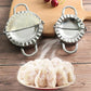 🥟 Faça Pastéis e Guiozas em Segundos! Forma Antiaderente em Aço Inox + Cortador de Massa – Prontos em Minutos! ✨🔥
