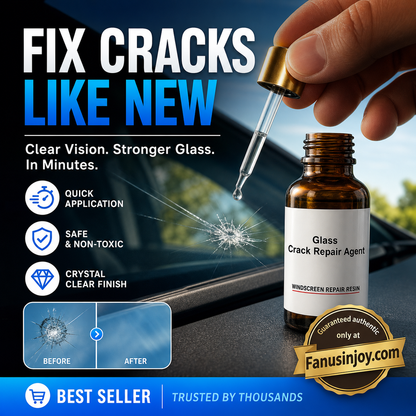 🏭Diretamente da fábrica de vidro, compre 3 e ganhe 2 grátis! 💦Uma gota repara todas as fissuras no vidro! 🚗Produto para reparação de fissuras no vidro