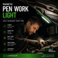 🔦🔥Ferramenta Indispensável! Lanterna de Trabalho Magnética Multifuncional em Formato de Caneta, LED Portátil Rotatório, Base Magnética para Iluminação com as Mãos Livres em Reparos e Atividades ao Ar Livre💡