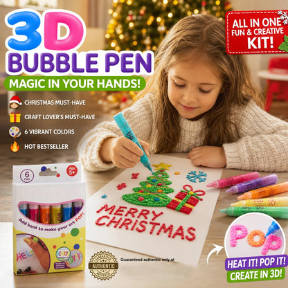 💥LAST DAY BUY 1 GET 1 FREE!!🎁🔮Magic Pen – Draw 3D with one stroke!🎄 DIY Bubble Popcorn Drawing Pens& Buy 3 Pay 2 🔥