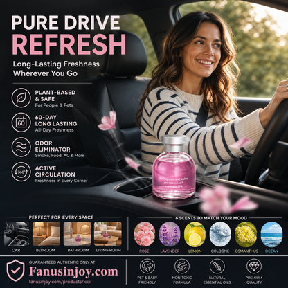 ✨️✨️Incrível 50% de desconto! 🌺Fragrância premium para ar fresco! 🚗Perfume automóvel de longa duração