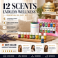 🔥50% de Desconto por Tempo Limitado! 🎁🌺O aroma fresco eleva seu humor!🌷Kit com 12 Óleos Essenciais Hidrossolúveis