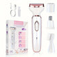 Barbeador Feminino 4 em 1 - 50% DE DESCONTO! OFERTA LIMITADA! Rapido, suave e sem fio - ideal para pernas, axilas e corpo. Depilacao sem irritacao - sempre pronto para usar!