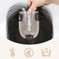 🍃Franja Parcial Adesiva Natural - Extensão de Cabelo Clip-on