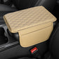 🚗 50% DE DESCONTO HOJE! Almofada Universal para Apoio de Braço Automotivo em Couro Sintético – Almofada com Bolso Organizador para Carros, SUVs e Caminhonetes