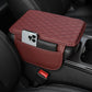 🚗 50% DE DESCONTO HOJE! Almofada Universal para Apoio de Braço Automotivo em Couro Sintético – Almofada com Bolso Organizador para Carros, SUVs e Caminhonetes