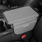 🚗 50% DE DESCONTO HOJE! Almofada Universal para Apoio de Braço Automotivo em Couro Sintético – Almofada com Bolso Organizador para Carros, SUVs e Caminhonetes
