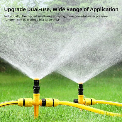 🏡COMPRE 1 E LEVE OUTRO GRÁTIS✨Sistema de Irrigação Automática com Rotação de 360° para Jardim, Gramado e Pátio
