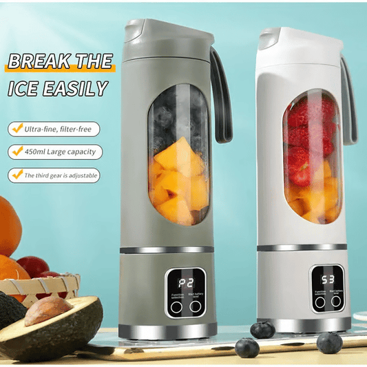 🔥Estoque limitado disponível com 50% de desconto🔥Liquidificador espremedor digital multimodo - display LED inteligente, adequado para dieta, design à prova de vazamentos para smoothies, dieta líquida, shakes e comida para bebês