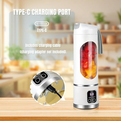 🔥Estoque limitado disponível com 50% de desconto🔥Liquidificador espremedor digital multimodo - display LED inteligente, adequado para dieta, design à prova de vazamentos para smoothies, dieta líquida, shakes e comida para bebês
