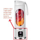 🔥Estoque limitado disponível com 50% de desconto🔥Liquidificador espremedor digital multimodo - display LED inteligente, adequado para dieta, design à prova de vazamentos para smoothies, dieta líquida, shakes e comida para bebês