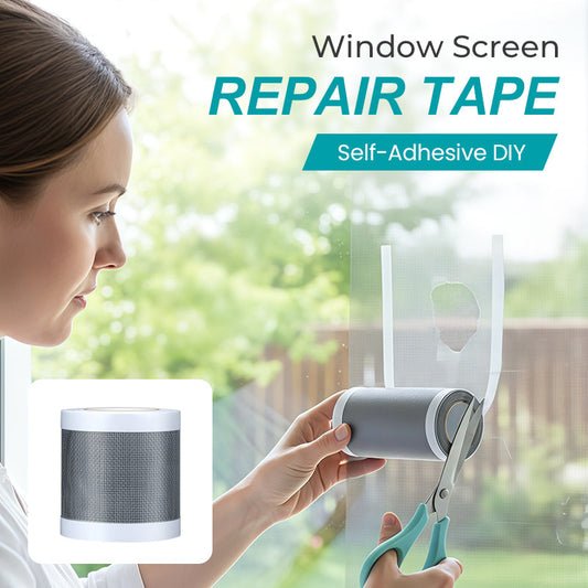 ⏰ 50% OFF! 🛡️ Fita Autoadesiva para Reparo de Telas de Janela DIY – Remendo Rápido para Furos e Rasgos, Reparo Fácil sem Ferramentas! 🛠️✨