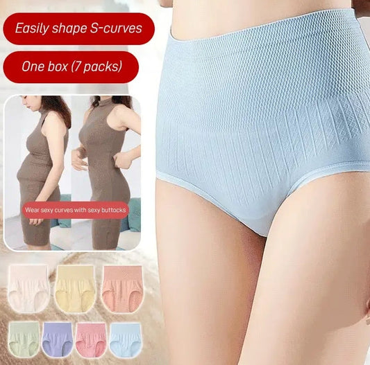 🔥50% DE DESCONTO🔥 Calcinhas Plus Size com Cinta Abdominal e Levanta Bumbum de Cintura Alta
