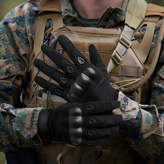 Luvas de trabalho resistentes à abrasão com dedos completos