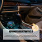 📻 50% DE DESCONTO! 🚗 Transmissor FM Bluetooth Dupla Porta para Carro – Sem Fio, Carregamento Rápido e Som de Alta Qualidade 🔊