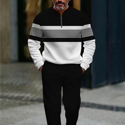 🐰🔥✨ Conjunto Masculino com Estampa Gráfica – Casaco e Calça | Oferta Especial Páscoa 🛍️🎁