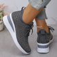 ⏰ 50% OFF! ✨ Tênis de Malha Transpirável com Strass – Conforto e Brilho para o Seu Dia a Dia! 👟💎